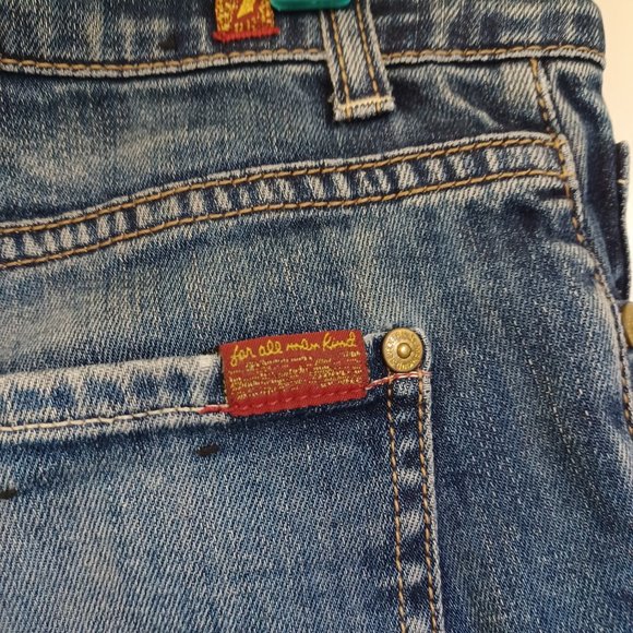 7 for All Mankind Girls/Kids Bootcut Jeans - Size 14 - Picture 3 of 6